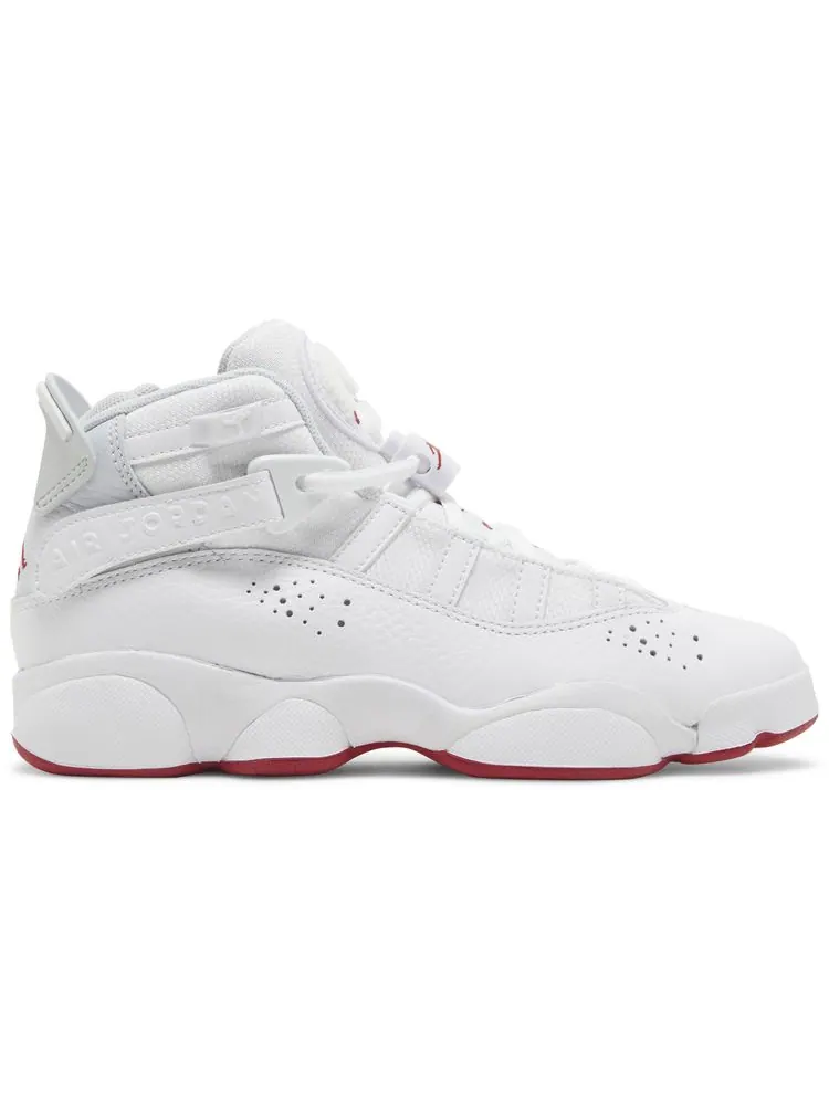 Кроссовки Air Jordan Jordan 6 Rings GS 'White Mystic Hibiscus' — изображение 1 из 8, белый
