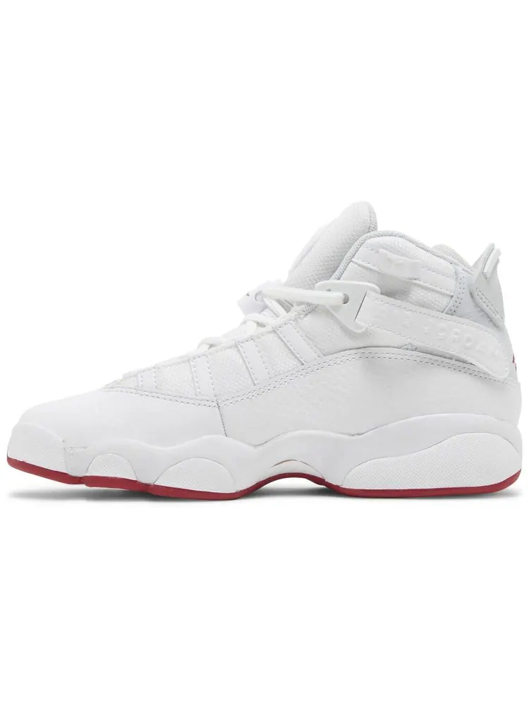 Кроссовки Air Jordan Jordan 6 Rings GS 'White Mystic Hibiscus' — изображение 3 из 8, белый