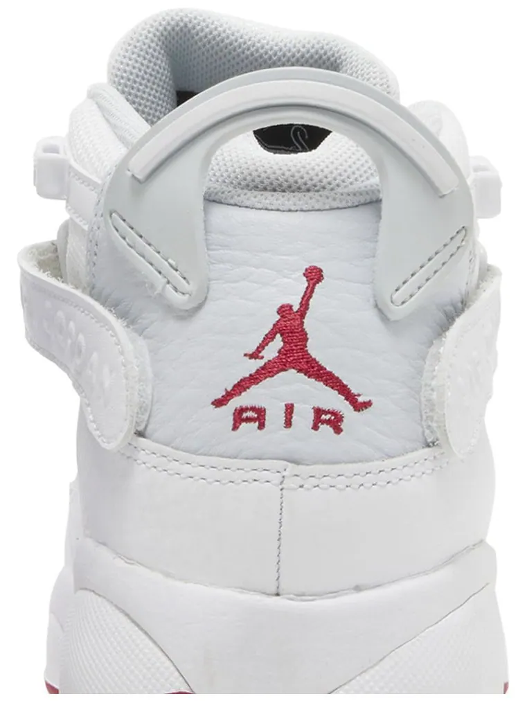 Кроссовки Air Jordan Jordan 6 Rings GS 'White Mystic Hibiscus' — изображение 7 из 8, белый