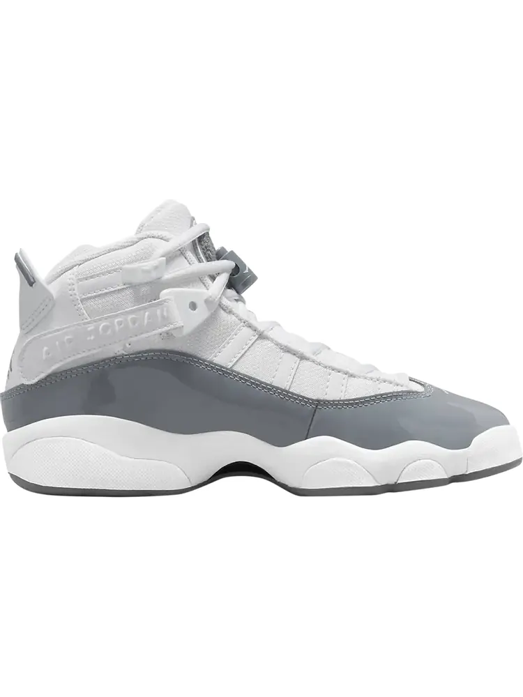 Кроссовки Jordan 6 Rings GS White Cool Grey — изображение 1 из 1, белый