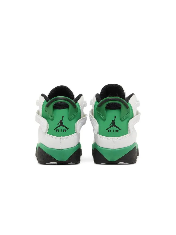 Кроссовки Air Jordan Jordan 6 Rings GS 'Lucky Green' — изображение 7 из 9, белый/черный/зеленый