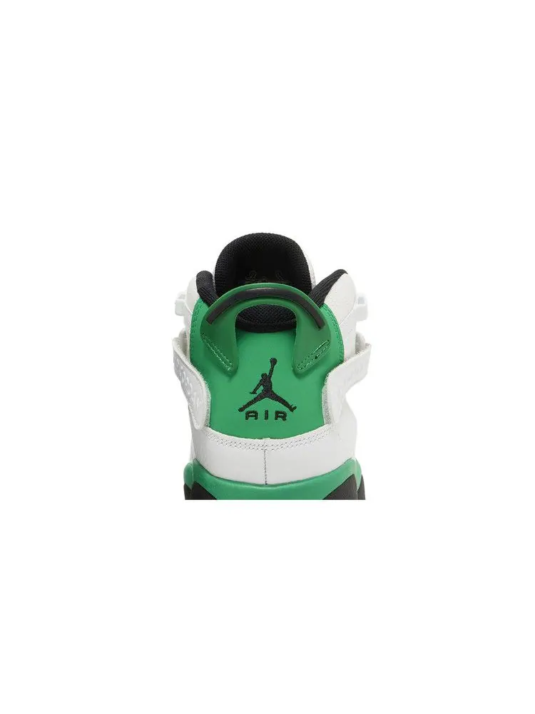 Кроссовки Air Jordan Jordan 6 Rings GS 'Lucky Green' — изображение 8 из 9, белый/черный/зеленый