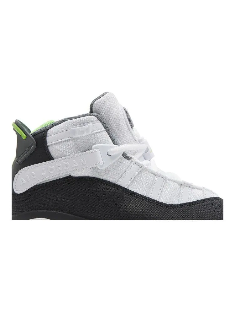 Кроссовки Air Jordan Jordan 6 Rings GS 'Altitude Green' — изображение 3 из 9, белый/черный/зеленый