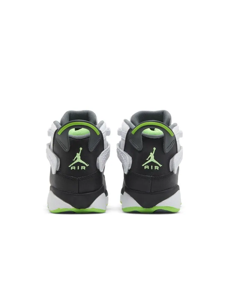 Кроссовки Air Jordan Jordan 6 Rings GS 'Altitude Green' — изображение 7 из 9, белый/черный/зеленый