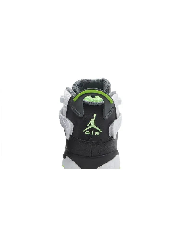Кроссовки Air Jordan Jordan 6 Rings GS 'Altitude Green' — изображение 8 из 9, белый/черный/зеленый