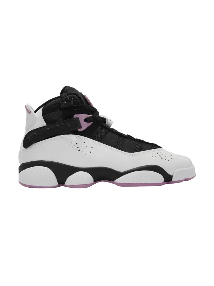 Кроссовки Air Jordan Jordan 6 Rings GS 'White Light Purple' — изображение 1 из 1, белый//черный