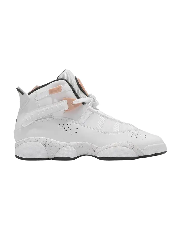 Кроссовки Air Jordan Jordan 6 Rings GS 'Arctic Orange' — изображение 1 из 1, белый//оранжевый