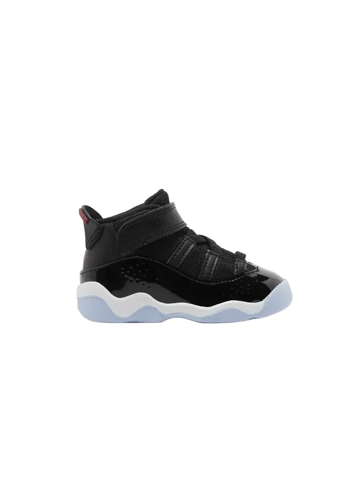 Кроссовки Air Jordan Jordan 6 Rings TD 'Black Gym Red' — изображение 1 из 9, черный/белый/красный
