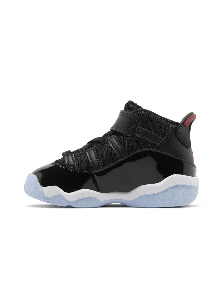 Кроссовки Air Jordan Jordan 6 Rings TD 'Black Gym Red' — изображение 4 из 9, черный/белый/красный