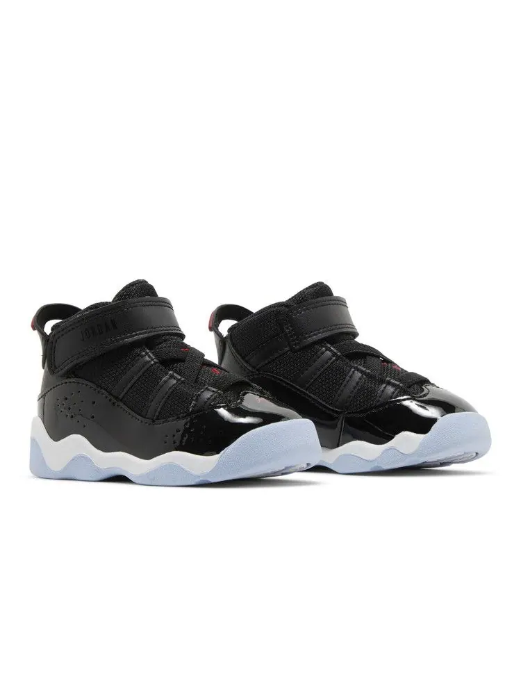 Кроссовки Air Jordan Jordan 6 Rings TD 'Black Gym Red' — изображение 9 из 9, черный/белый/красный