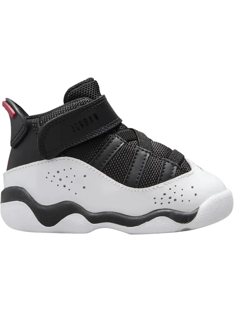 Кроссовки Jordan 6 Rings TD 'Black White Red' — изображение 1 из 1, черный