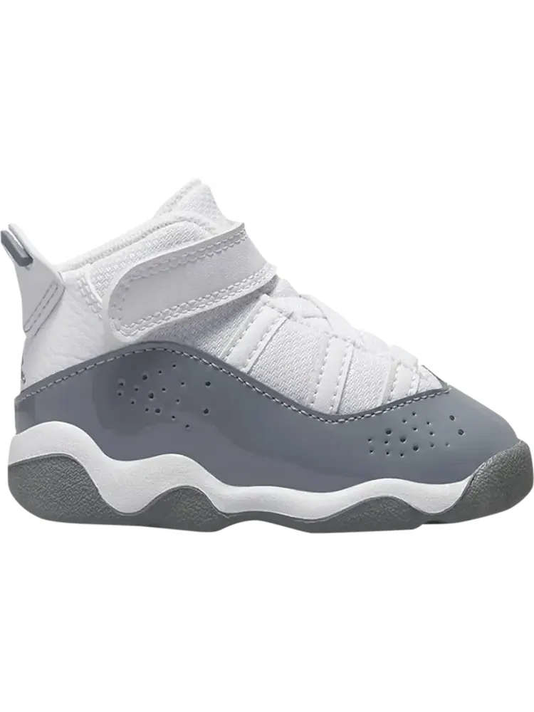 Кроссовки Jordan 6 Rings TD 'White Cool Grey' — изображение 1 из 1, серый