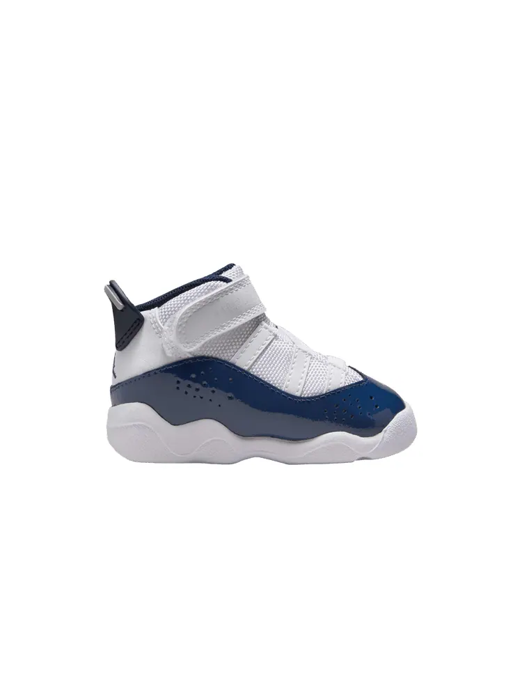 Кроссовки Air Jordan Jordan 6 Rings TD 'Midnight Navy' — изображение 1 из 1, белый/серый/темно-синий