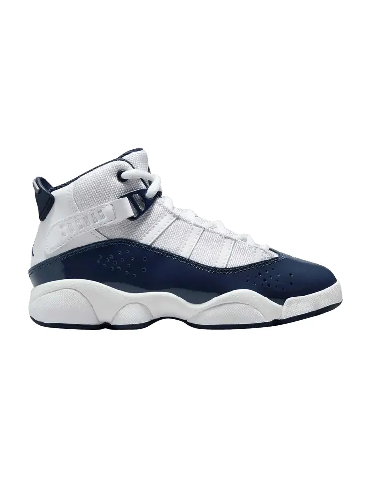 Кроссовки Air Jordan Jordan 6 Rings PS 'Midnight Navy' — изображение 1 из 1, белый/серый/темно-синий