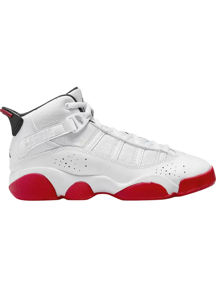 Кроссовки Jordan 6 Rings PS White University Red — изображение 1 из 1, белый