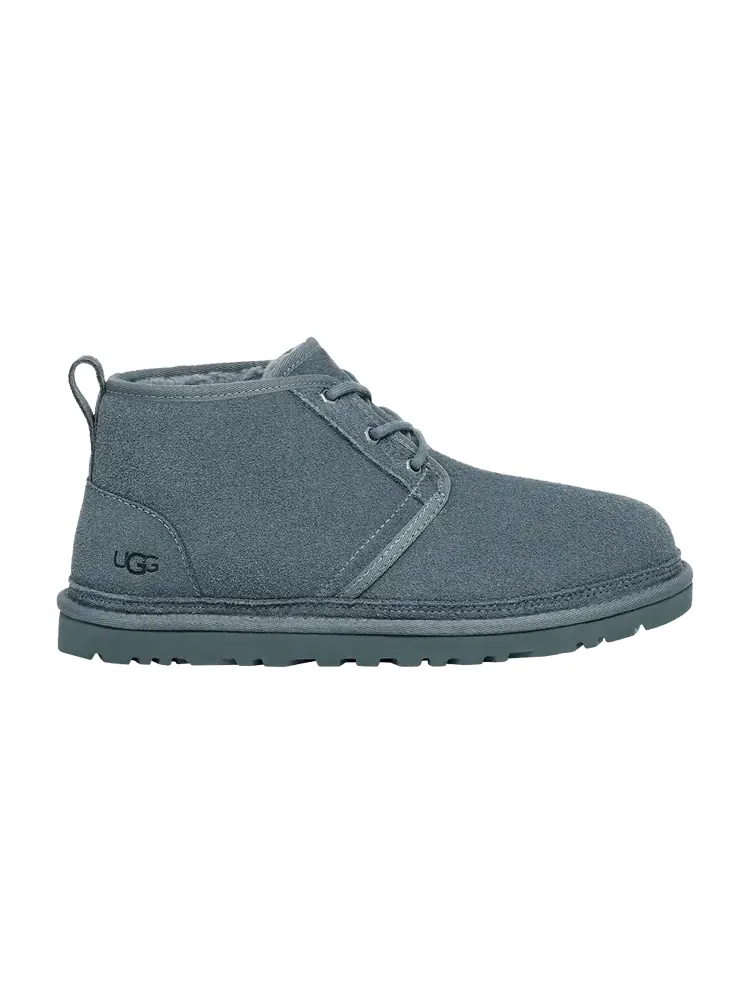 Мужские ботинки UGG Neumel замшевые с овчиной — изображение 1 из 1, серо-голубой