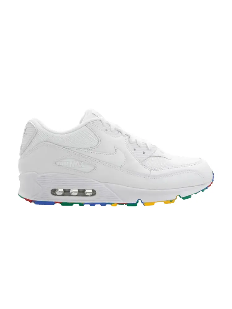 Кроссовки Nike Air Max 90 — изображение 1 из 1, белый/белый-красный