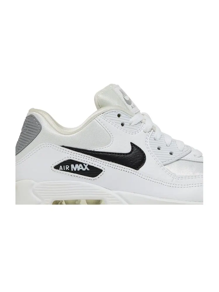 Кроссовки Nike Wmns Air Max 90 'White Silver' — изображение 2 из 4, белый