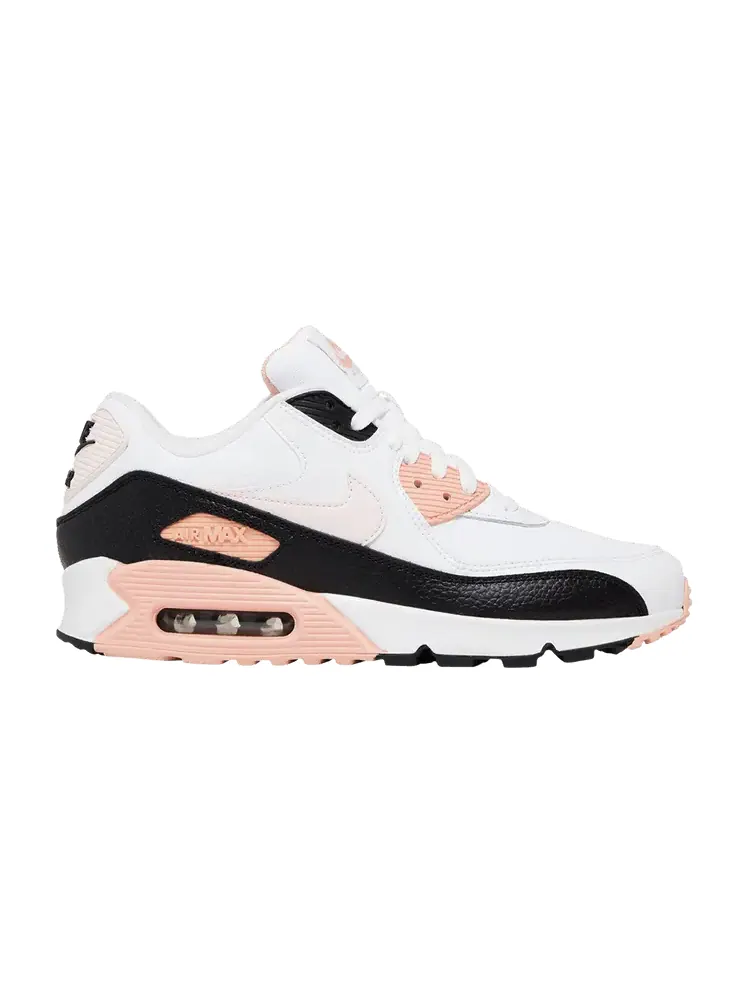 Кроссовки Nike Wmns Air Max 90 'Soft Pink' — изображение 1 из 9, белый/розовый/черный