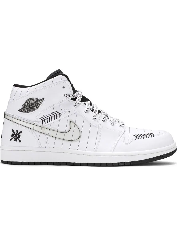 Кроссовки Air Jordan 1 Retro Barons - Home — изображение 1 из 8, белый