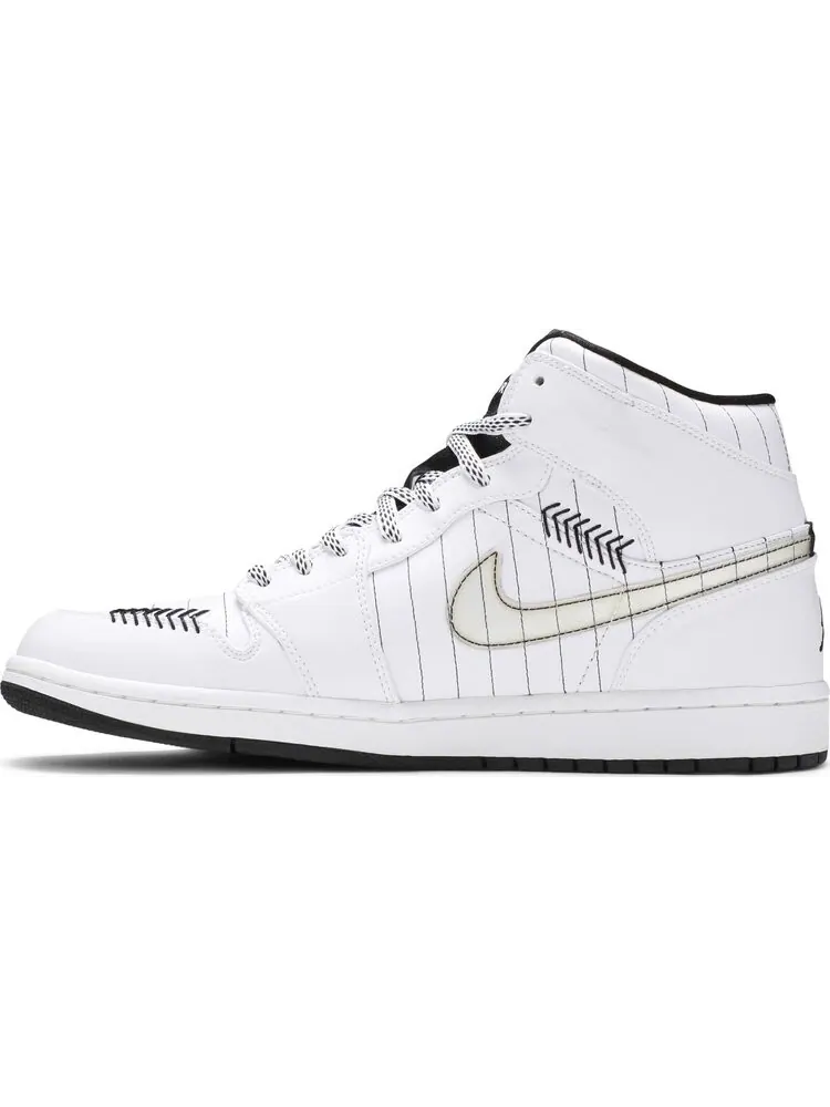 Кроссовки Air Jordan 1 Retro Barons - Home — изображение 3 из 8, белый