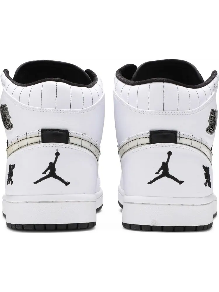Кроссовки Air Jordan 1 Retro Barons - Home — изображение 6 из 8, белый