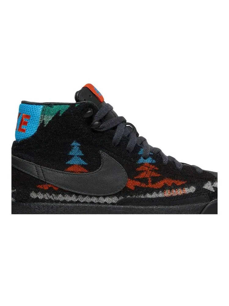 Кроссовки Nike Air Blazer ACG Mid Le, Pendleton — изображение 2 из 8, черный