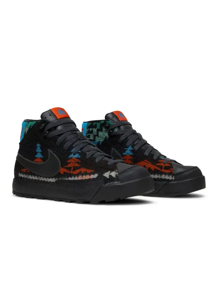 Кроссовки Nike Air Blazer ACG Mid Le, Pendleton — изображение 8 из 8, черный