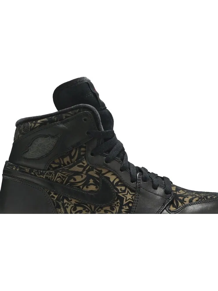 Кроссовки Air Jordan 1 Retro Hi Premier Laser — изображение 2 из 8, черный