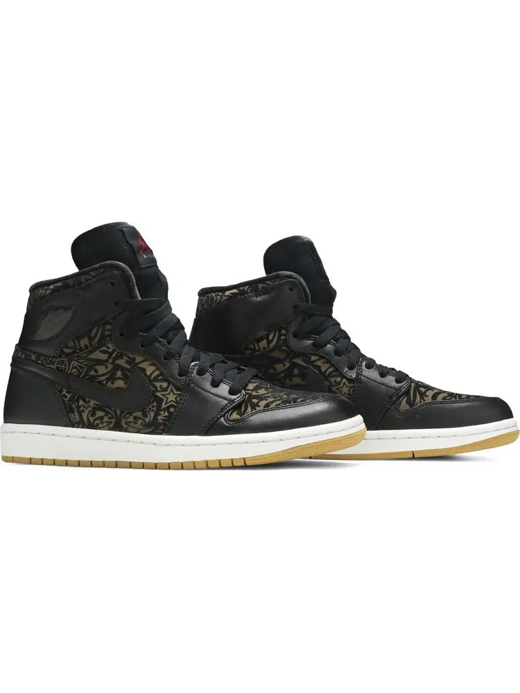 Кроссовки Air Jordan 1 Retro Hi Premier Laser — изображение 8 из 8, черный