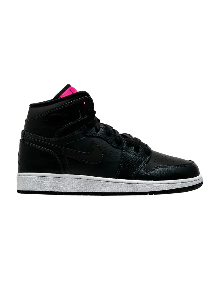Кроссовки Air Jordan 1 Retro High GS 'Black Pink' — изображение 1 из 4, черный