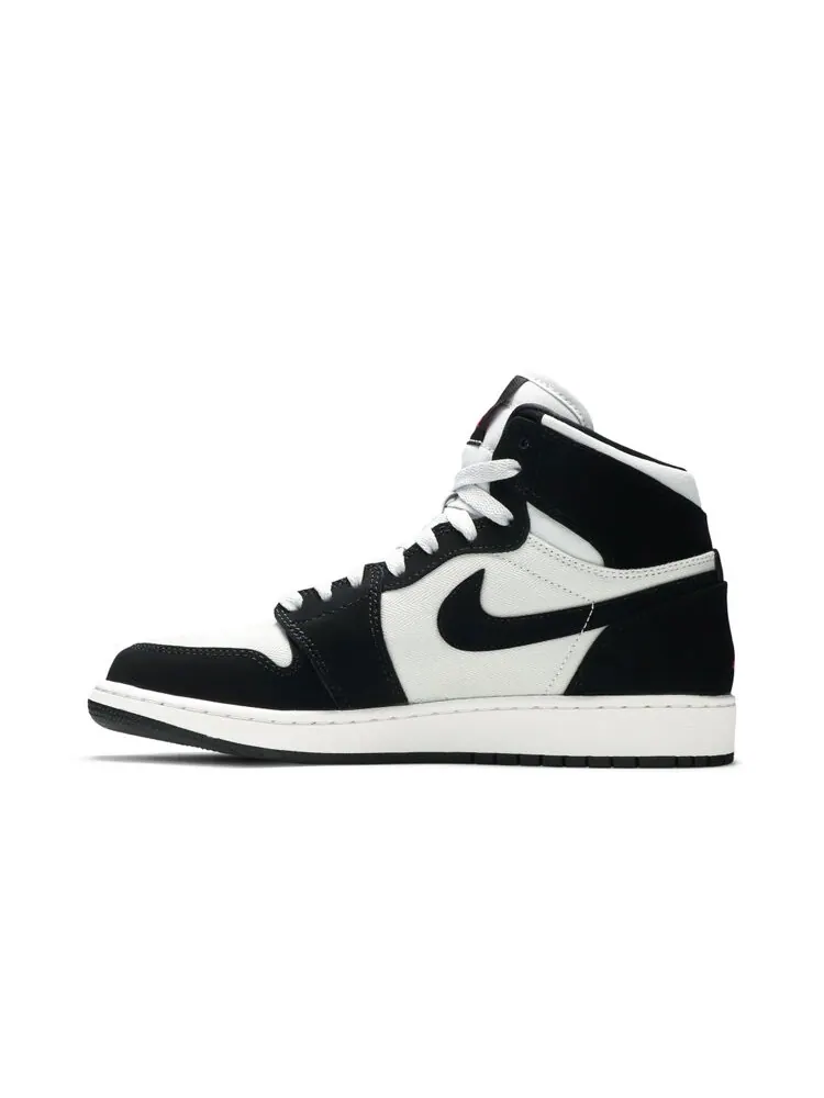 Кроссовки Air Jordan 1 Retro High GS 'Pure Platinum Black Pink' — изображение 3 из 4, черный