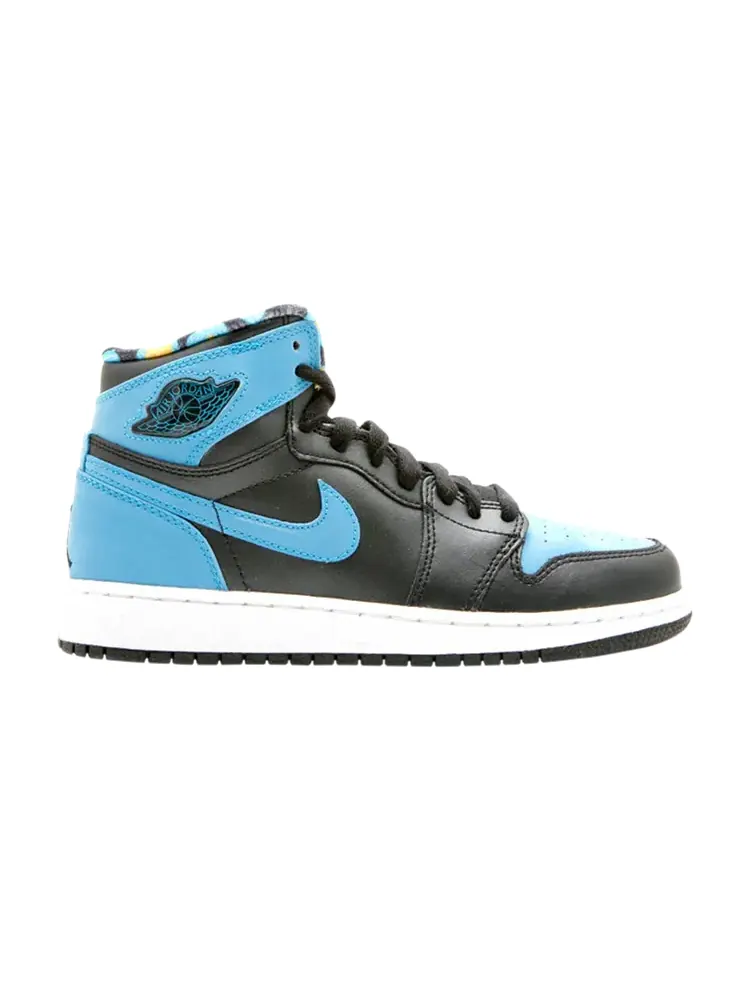 Кроссовки Air Jordan 1 Retro High GS 'Vivid Blue' — изображение 1 из 1, черный