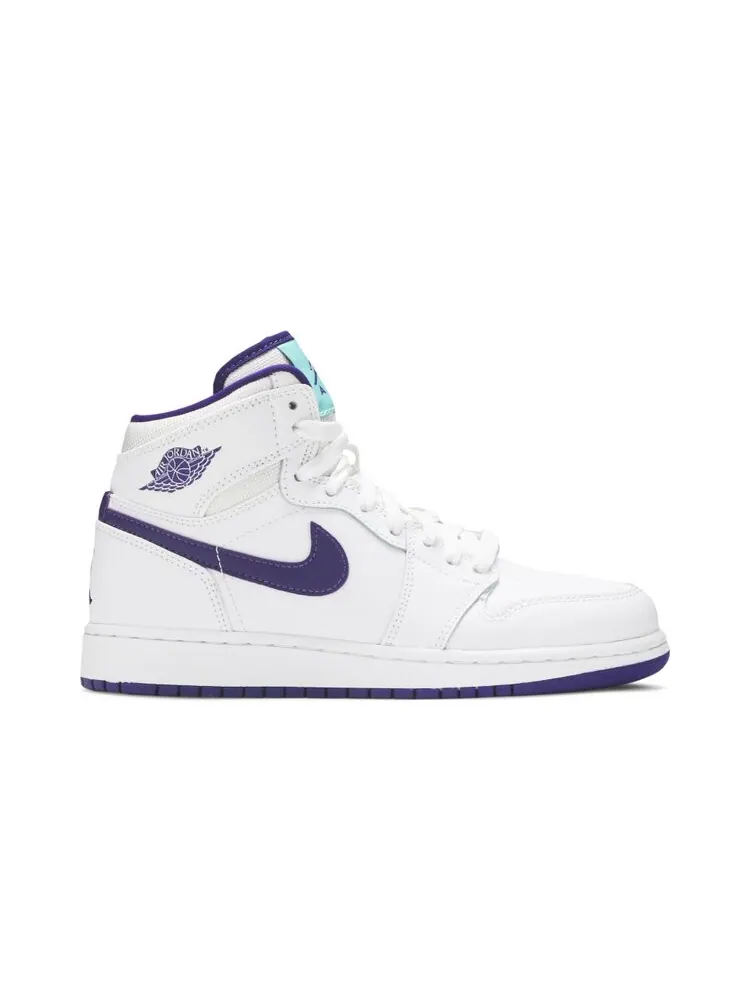Кроссовки Air Jordan 1 Retro High GG 'White Court Purple' — изображение 1 из 4, белый