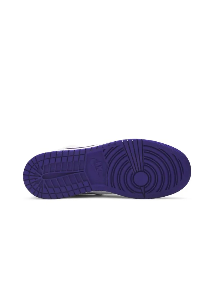 Кроссовки Air Jordan 1 Retro High GG 'White Court Purple' — изображение 4 из 4, белый