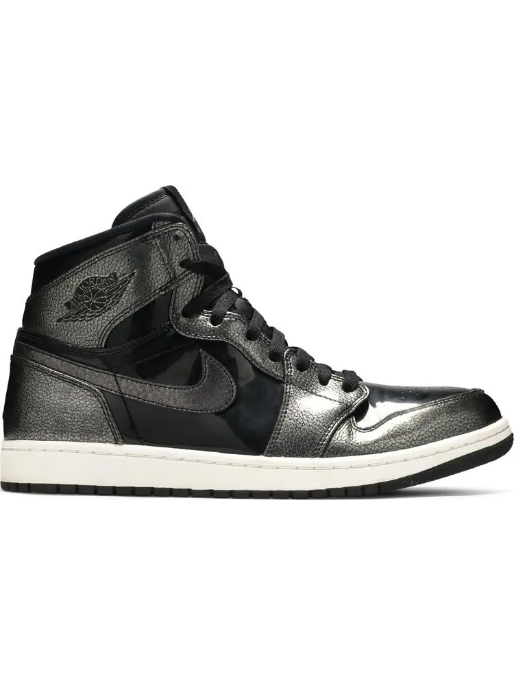 Кроссовки Air Jordan 1 Retro High Black Patent — изображение 1 из 8, черный