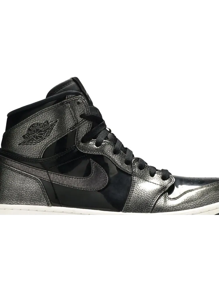 Кроссовки Air Jordan 1 Retro High Black Patent — изображение 2 из 8, черный