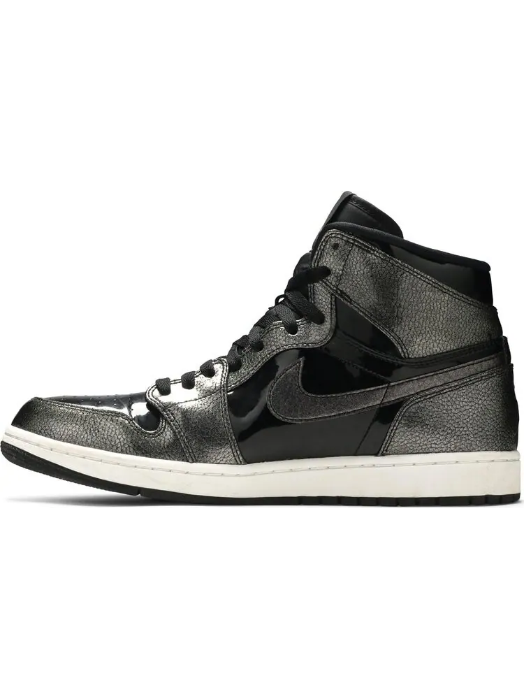 Кроссовки Air Jordan 1 Retro High Black Patent — изображение 3 из 8, черный