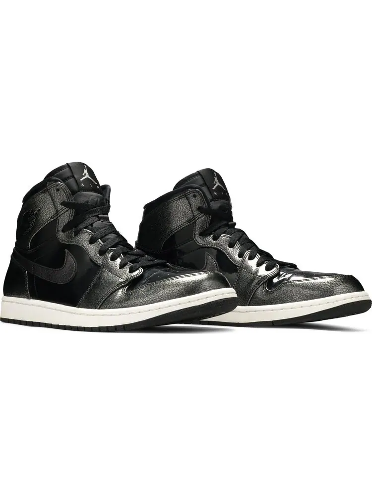 Кроссовки Air Jordan 1 Retro High Black Patent — изображение 8 из 8, черный