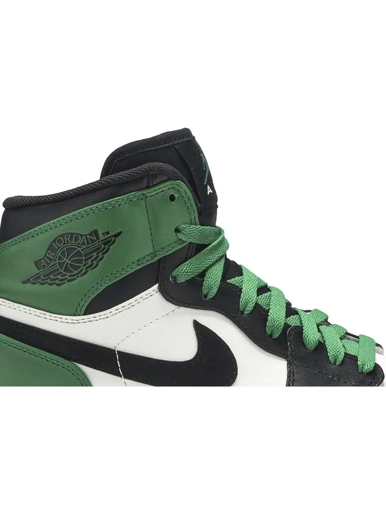 Кроссовки Air Jordan 1 Retro High Boston Celtics — изображение 2 из 8, белый