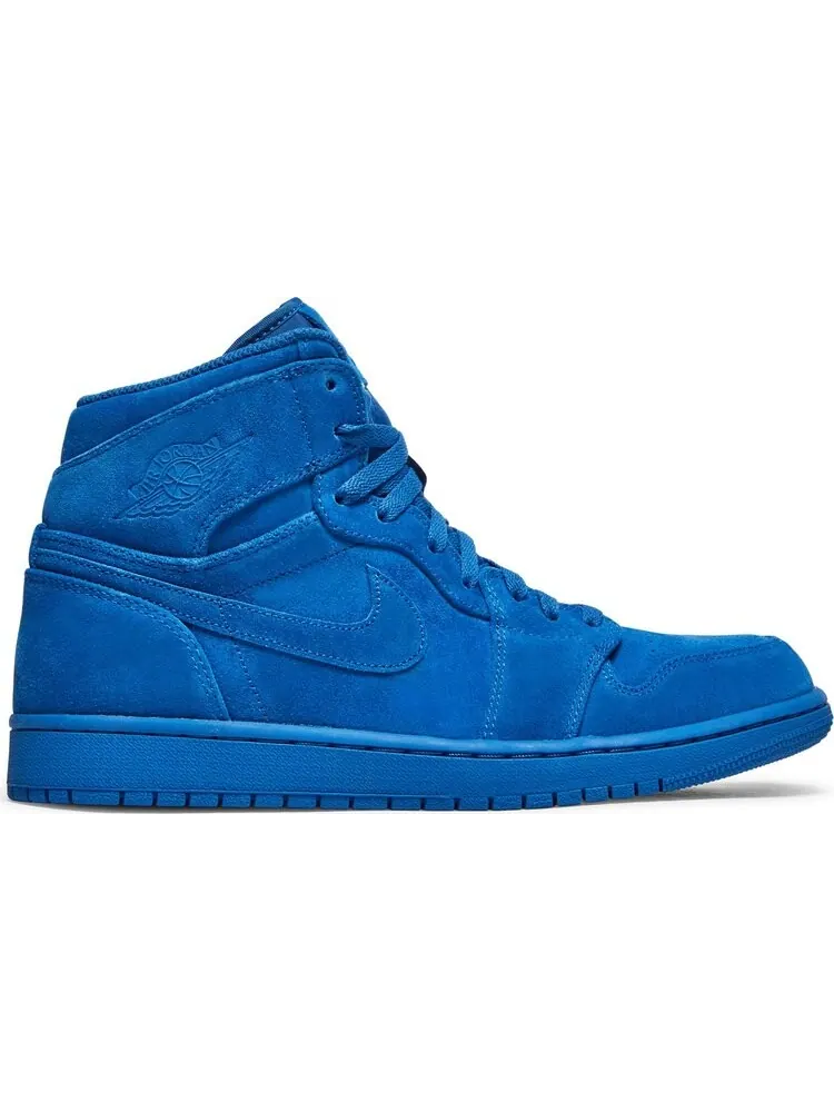 Кроссовки Air Jordan 1 Retro High Blue Suede — изображение 1 из 8, синий