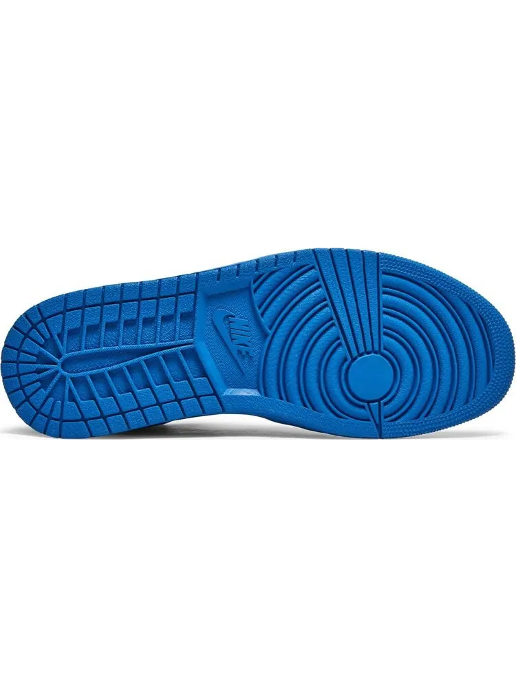 Кроссовки Air Jordan 1 Retro High Blue Suede — изображение 4 из 8, синий