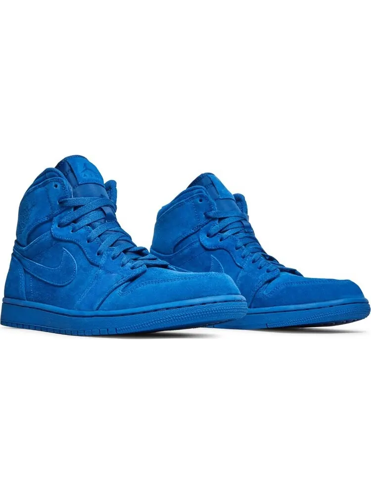Кроссовки Air Jordan 1 Retro High Blue Suede — изображение 8 из 8, синий