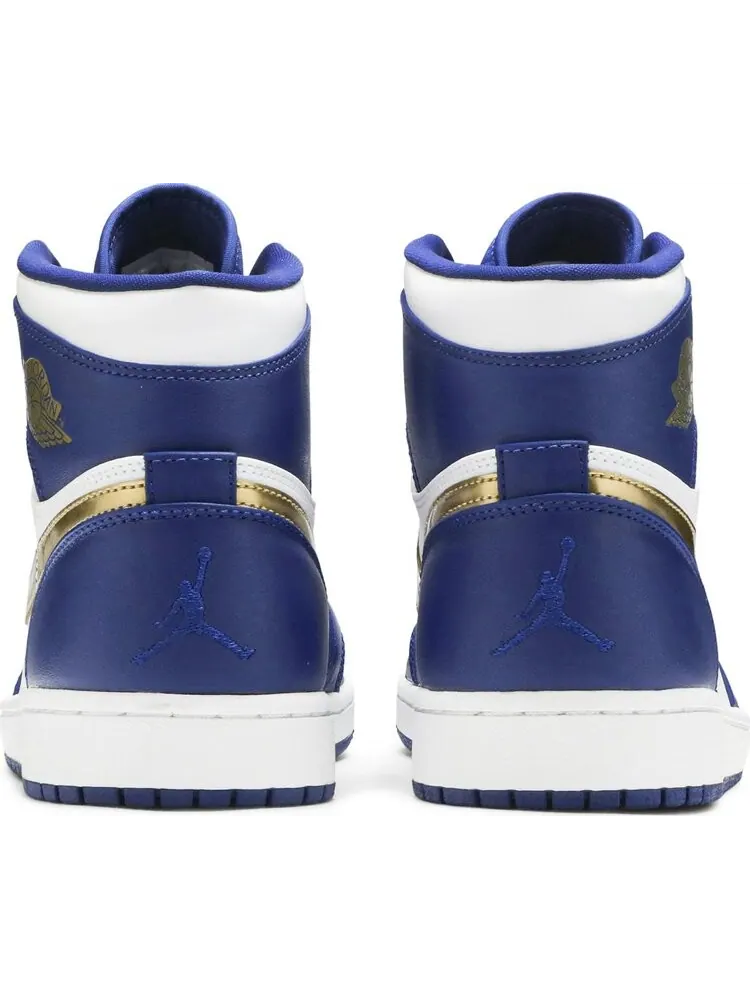 Кроссовки Air Jordan 1 Retro High Gold Medal — изображение 6 из 8, синий
