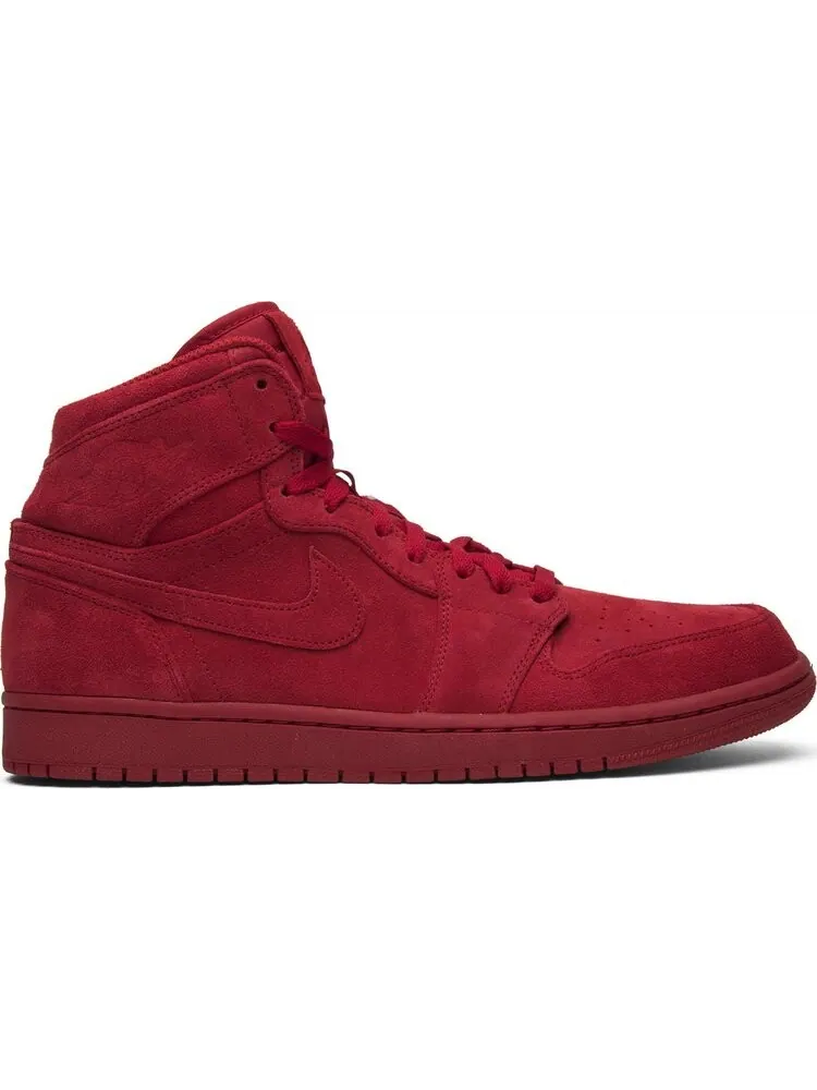 Кроссовки Air Jordan 1 Retro High Red Suede — изображение 1 из 8, красный