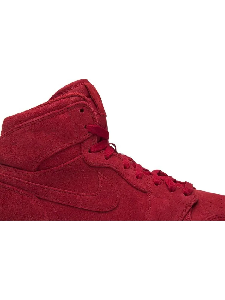 Кроссовки Air Jordan 1 Retro High Red Suede — изображение 2 из 8, красный