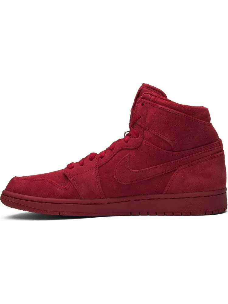 Кроссовки Air Jordan 1 Retro High Red Suede — изображение 3 из 8, красный