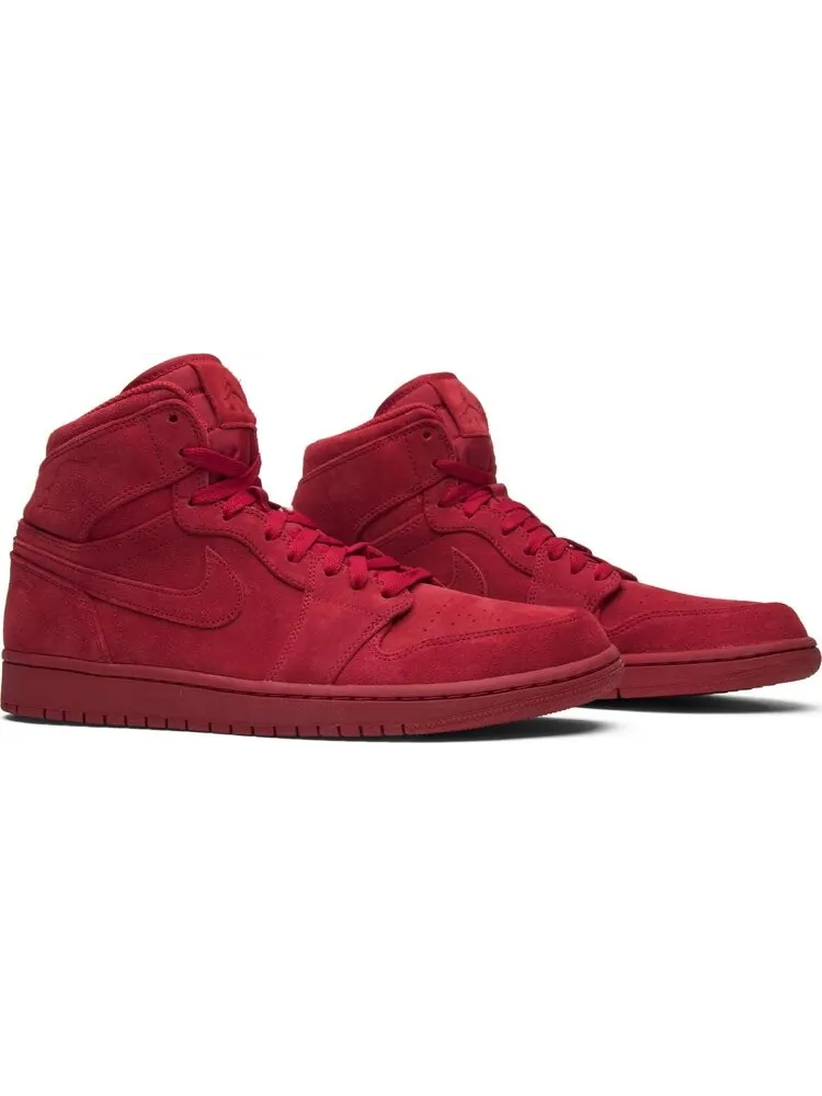 Кроссовки Air Jordan 1 Retro High Red Suede — изображение 8 из 8, красный