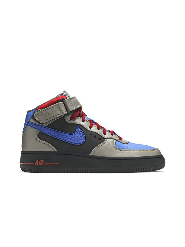 Кроссовки Nike Air Force Mid Supreme Wp — изображение 2 из 9, серый-синий
