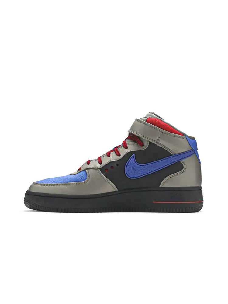 Кроссовки Nike Air Force Mid Supreme Wp — изображение 4 из 9, серый-синий